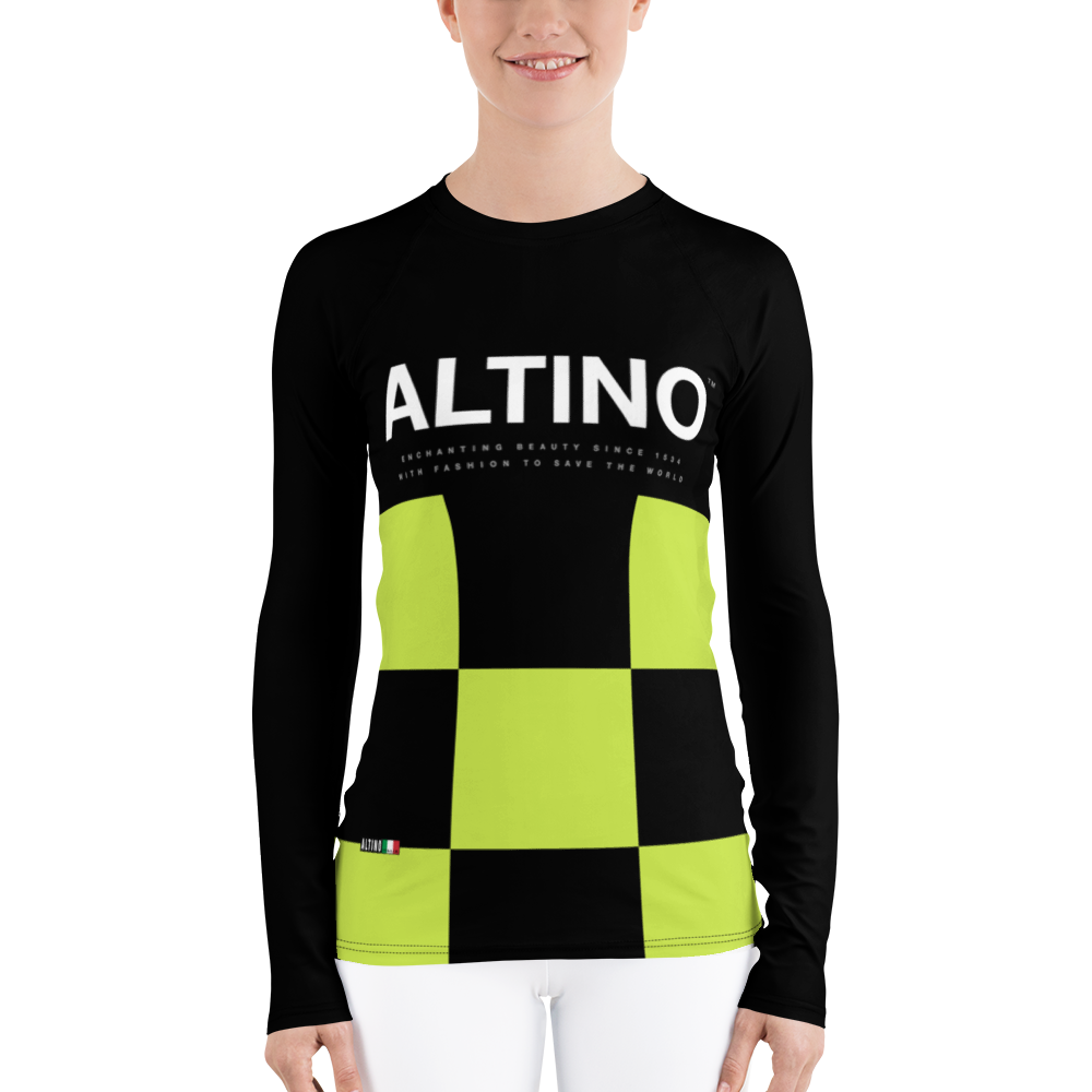 #32e69fa0 - Kiwi Black - ALTINO Body Shirt - Summer Never Ends Collection