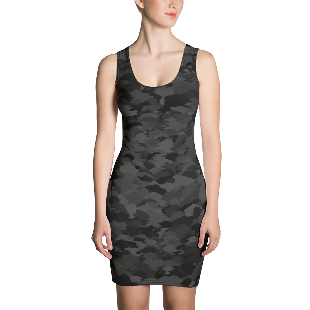 Black - #5263b200 - Black Chocolate Kiss - ALTINO Fitted Dress - Gelato Collection - Stop Plastic Packaging - #PlasticCops - Apparel - Accessories - Clothing For Girls - Women Dresses