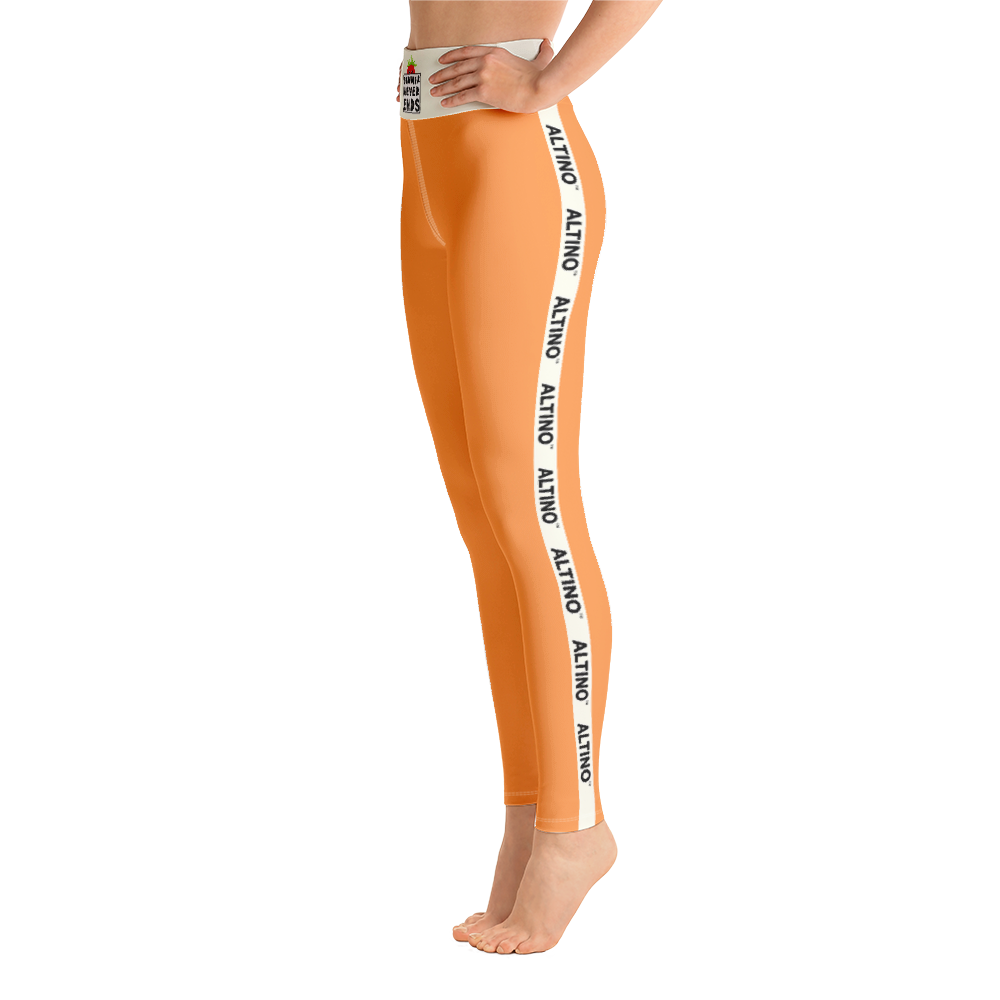 #2dc7f130 - Cantaloupe - ALTINO Yoga Pants - Summer Never Ends Collection