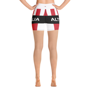 #db3d45a0 - Viva Italia Art Commission Number 69 - ALTINO Yoga Shorts