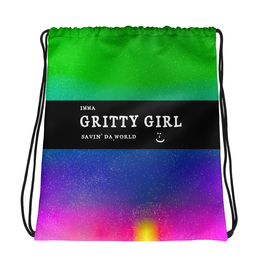 #dd0be9a0 - Gritty Girl Orb 761855 - ALTINO Draw String Bag - Gritty Girl Collection