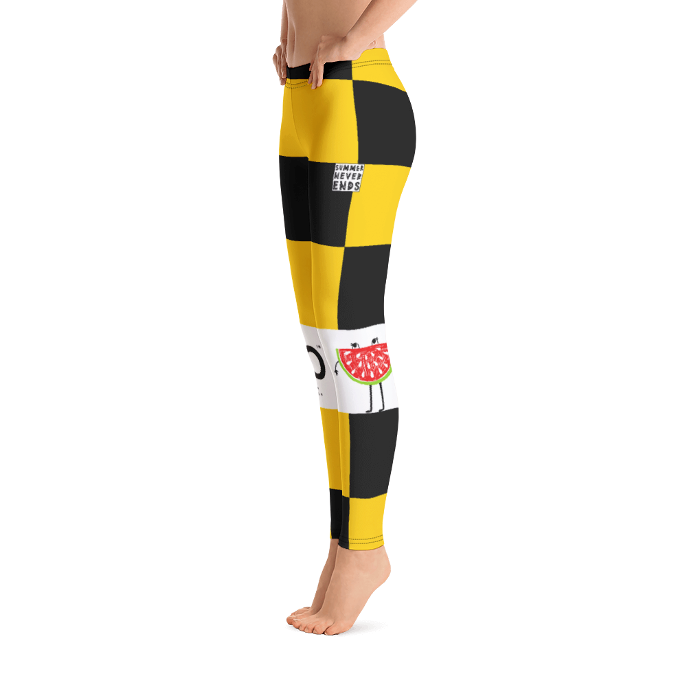 #d14361a0 - Mango Black - ALTINO Leggings - Summer Never Ends Collection