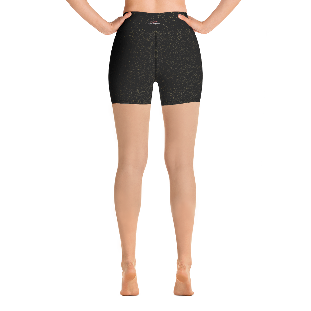 #cf935f80 - Black Magic Super Gold - ALTINO Yoga Shorts - Gritty Girl Collection