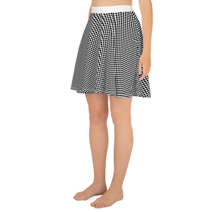 #b12a5380 - Black White - ALTINO Skater Skirt - Summer Never Ends Collection