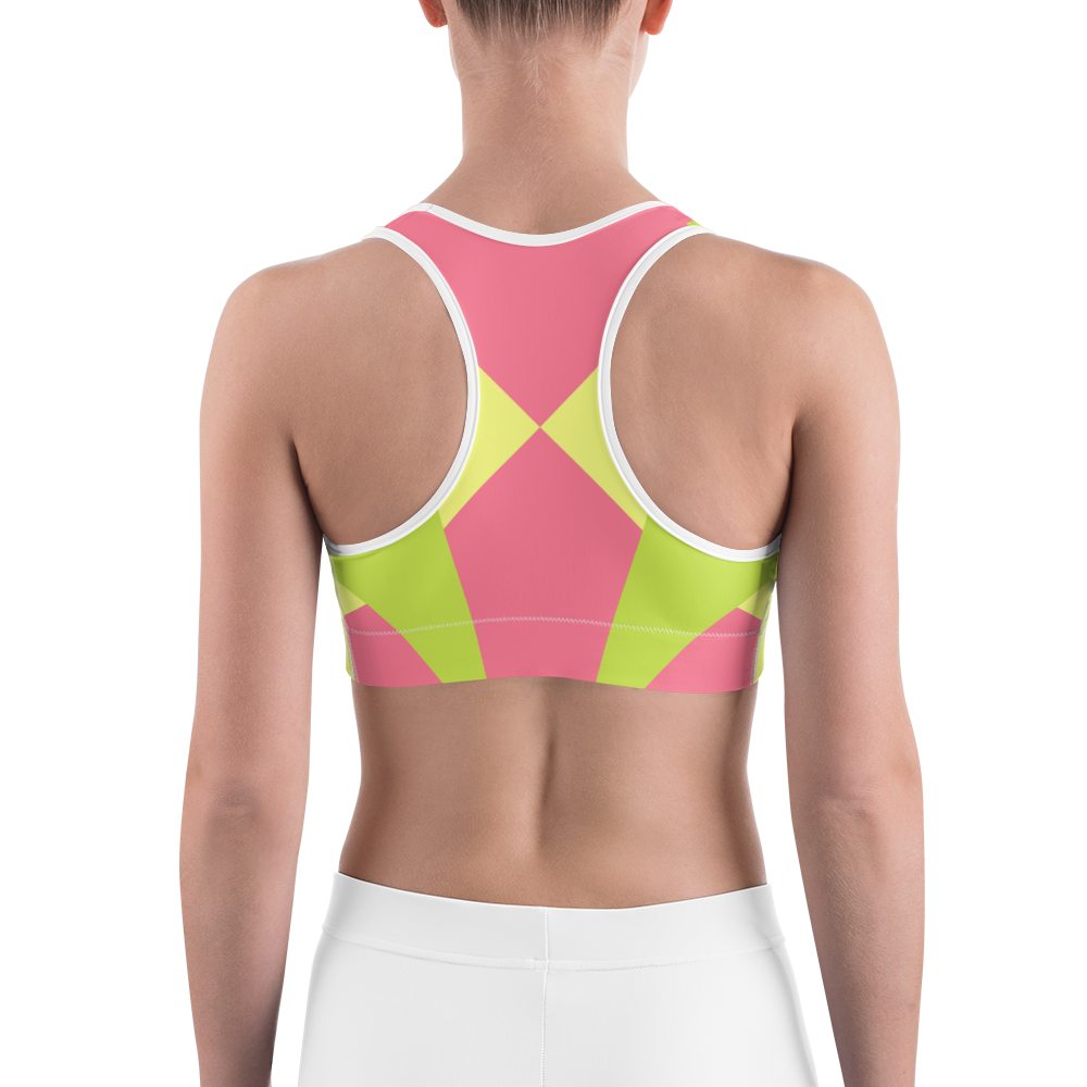 #1b716fb0 - Kiwi Pear Strawberry - ALTINO Sports Bra - Summer Never Ends Collection