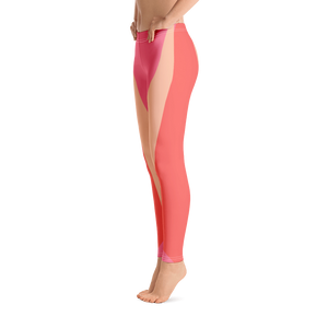 #dacb0090 - Peach Strawberry Watermelon - ALTINO Leggings - Summer Never Ends Collection