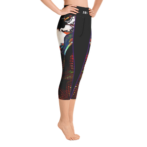 Black - #630fc3a0 - ALTINO Senshi Yoga Capri - Senshi Girl Collection - Stop Plastic Packaging - #PlasticCops - Apparel - Accessories - Clothing For Girls - Women Pants