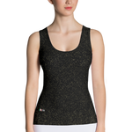 Black - #51a12a80 - Black Magic Super Gold - ALTINO Fitted Tank Top - Gritty Girl Collection - Stop Plastic Packaging - #PlasticCops - Apparel - Accessories - Clothing For Girls - Women Tops