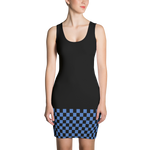Azure - #a6f0c620 - Blueberry Black - ALTINO Fitted Dress - Summer Never Ends Collection - Stop Plastic Packaging - #PlasticCops - Apparel - Accessories - Clothing For Girls - Women Dresses