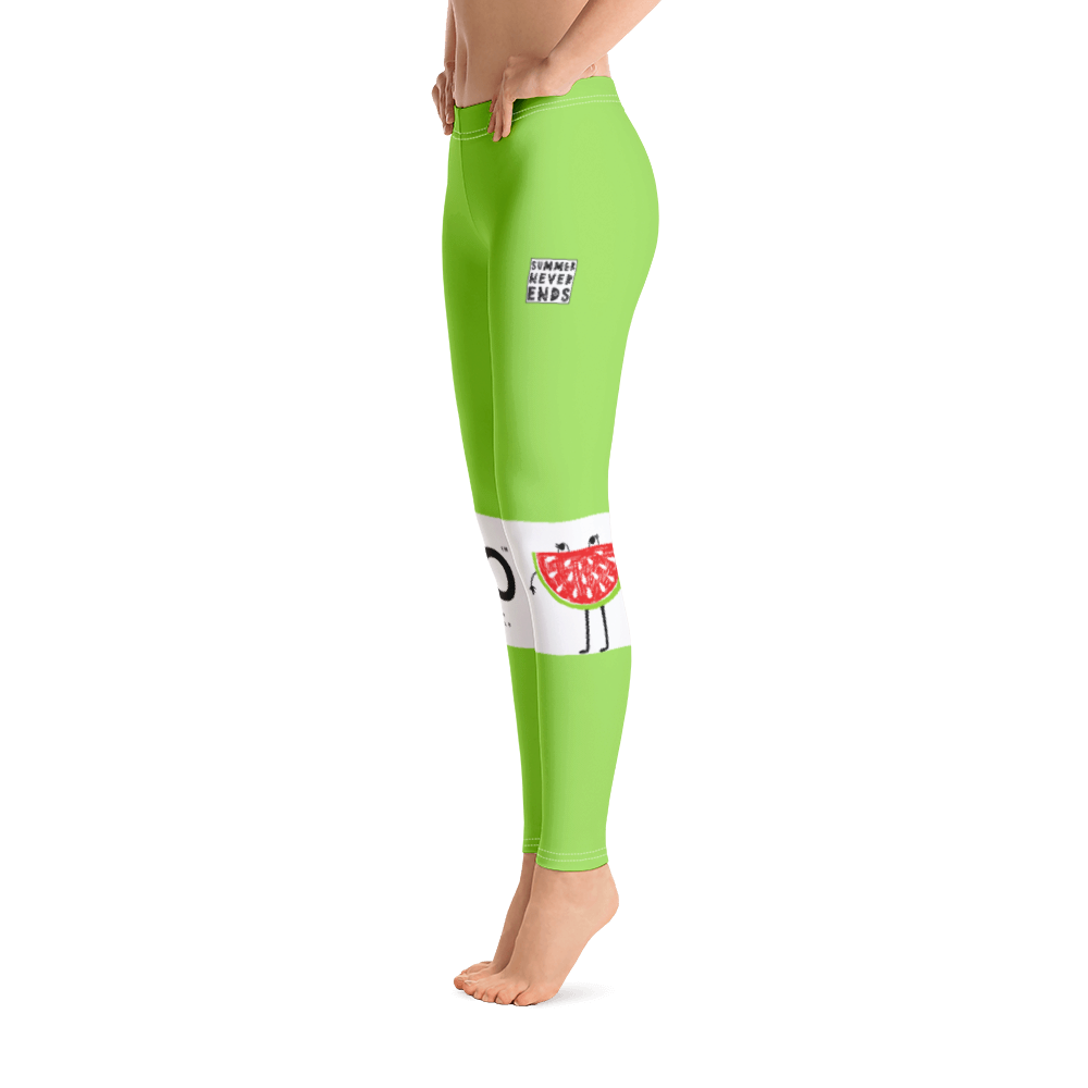 #38fd77b0 - Green Apple - ALTINO Leggings - Summer Never Ends Collection