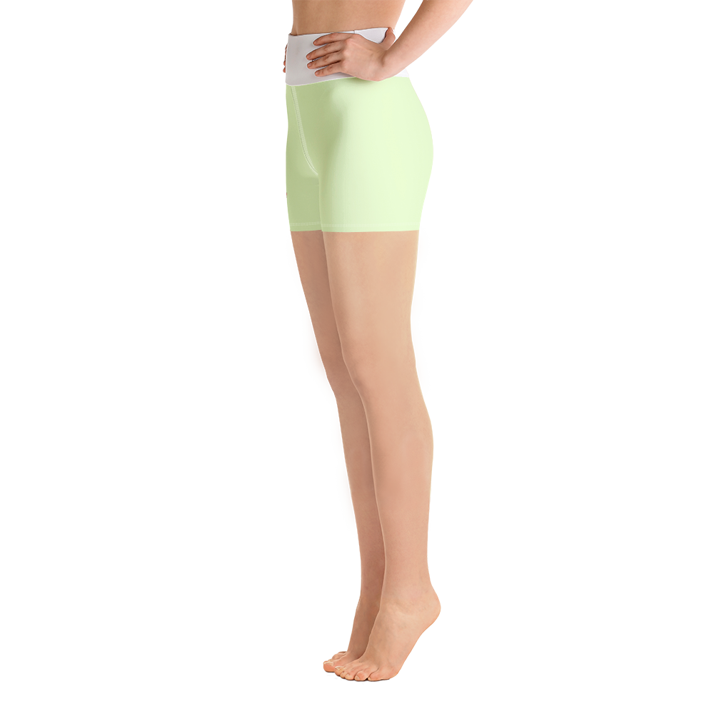 #5d8e7b90 - Kiwi Surprise - ALTINO Yummy Yoga Shorts - Gelato Collection