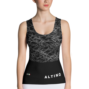 Black - #27994ba0 - ALTINO Fitted Tank Top - Noir Collection - Stop Plastic Packaging - #PlasticCops - Apparel - Accessories - Clothing For Girls - Women Tops