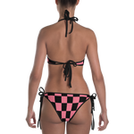 #77cdc900 - Strawberry Black - ALTINO Reversible Bikini - Summer Never Ends Collection