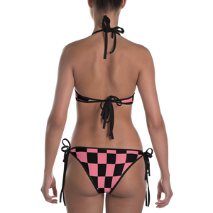 #77cdc900 - Strawberry Black - ALTINO Reversible Bikini - Summer Never Ends Collection