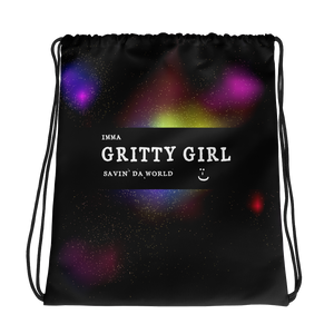#515e67a0 - Gritty Girl Orb 996816 - ALTINO Draw String Bag - Gritty Girl Collection