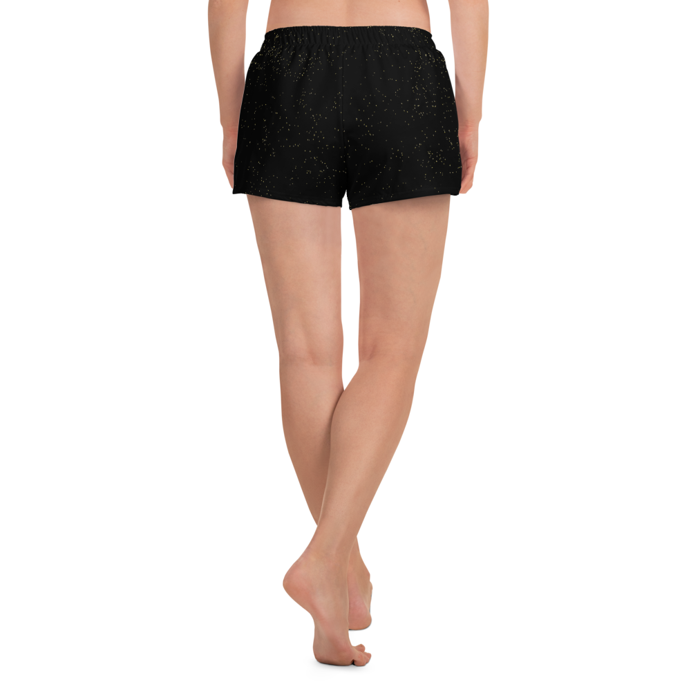 Black - #5cc28100 - Black Magic Touch Of Gold - ALTINO Athletic Shorts - Gritty Girl Collection - Stop Plastic Packaging - #PlasticCops - Apparel - Accessories - Clothing For Girls - Women