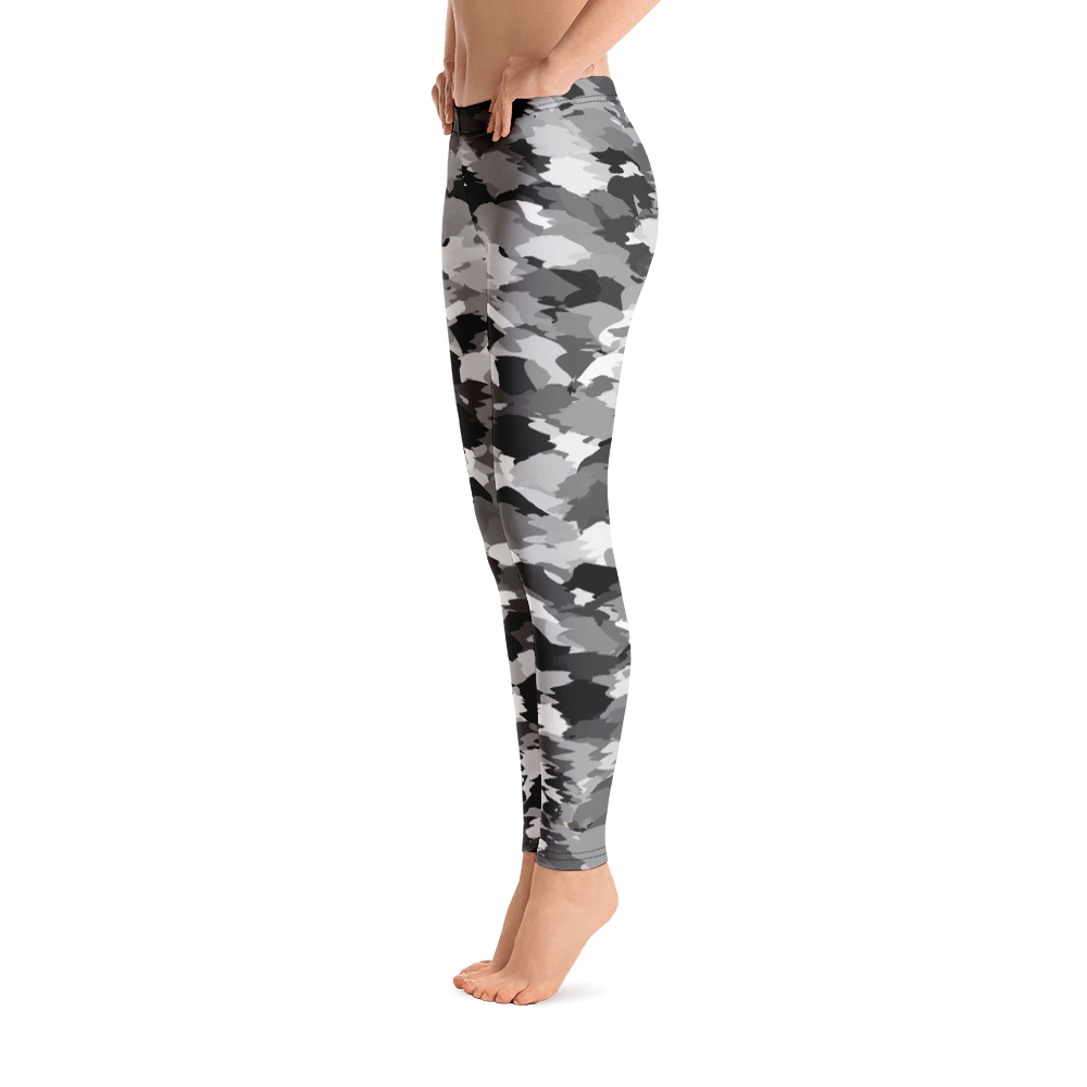 #a85ac4c0 - Gray Ripple - ALTINO Fashion Sports Leggings - Team GIRL Player