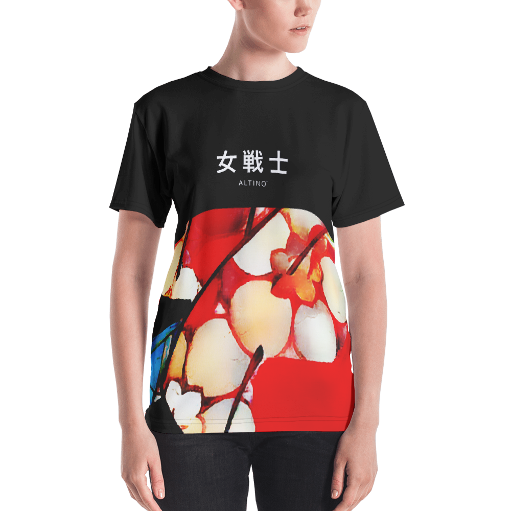 Black - #47d60a00 - ALTINO Senshi Crew Neck T - Shirt - Senshi Girl Collection - Stop Plastic Packaging - #PlasticCops - Apparel - Accessories - Clothing For Girls - Women Tops