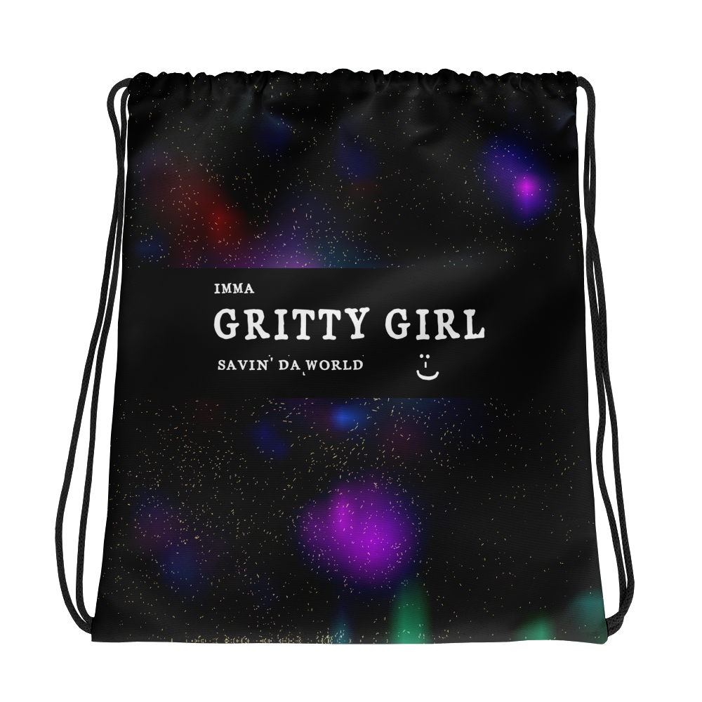 #0a409da0 - Gritty Girl Orb 291917 - ALTINO Draw String Bag - Gritty Girl Collection