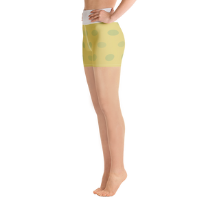 #30cc5190 - Pineapple Honeydew Stracciatella - ALTINO Yummy Yoga Shorts