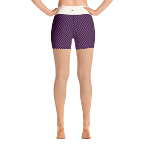 #e0557aa0 - Grape Black - ALTINO Yoga Shorts - Summer Never Ends Collection