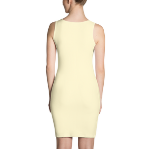 #0bfcf600 - White Chocolate Surprise - ALTINO Fitted Dress - Gelato Collection