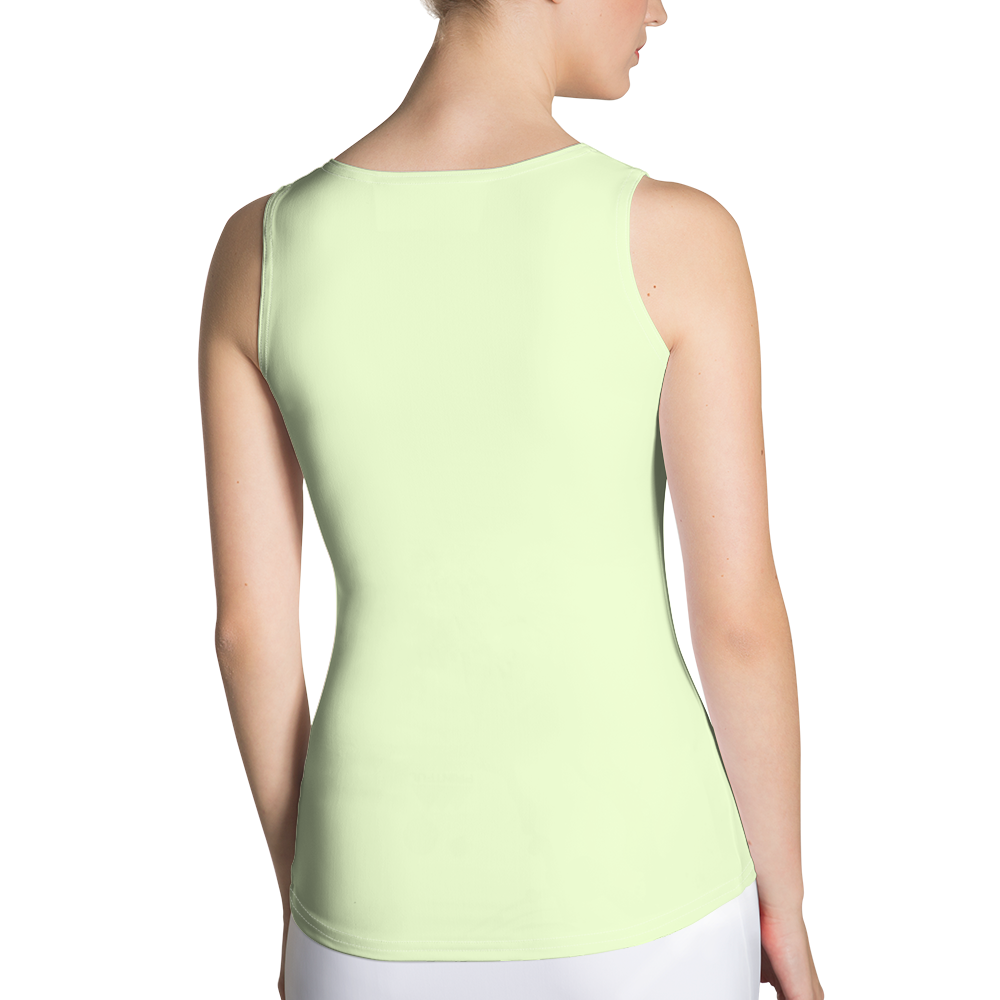 #b84aca90 - Lime Surprise - ALTINO Fitted Tank Top - Gelato Collection
