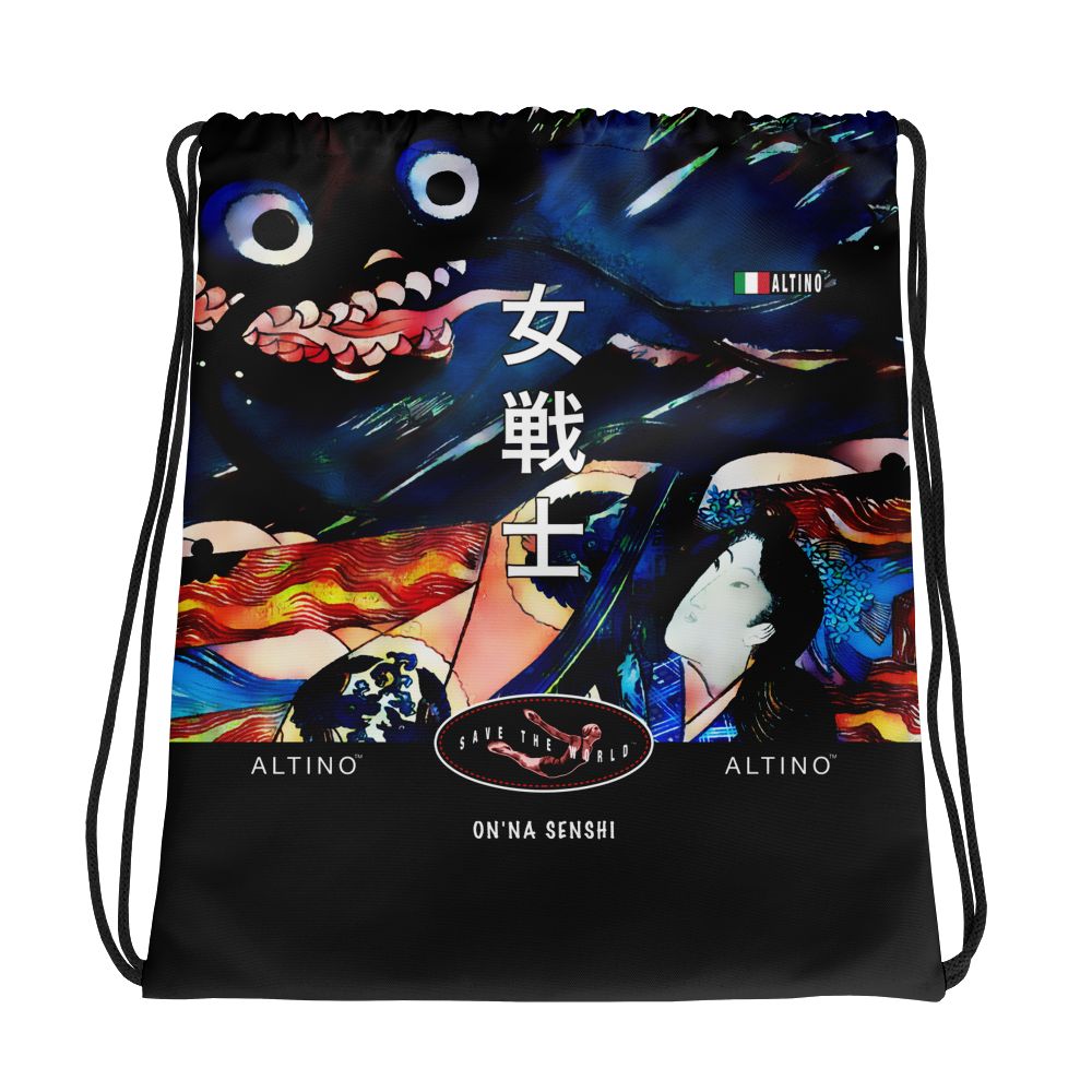 Black - #33765aa0 - ALTINO Senshi Draw String Bag - Senshi Girl Collection - Sports - Stop Plastic Packaging - #PlasticCops - Apparel - Accessories - Clothing For Girls - Women Handbags