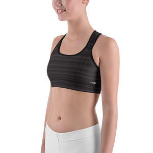 #17981f80 - Black Chocolate All Flavors Rumble - ALTINO Sports Bra - Gelato Collection