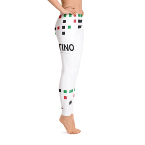 White - #b4c9cdb0 - Viva Italia Art Commission Number 16 - ALTINO Leggings - Fitness - Stop Plastic Packaging - #PlasticCops - Apparel - Accessories - Clothing For Girls - Women Pants