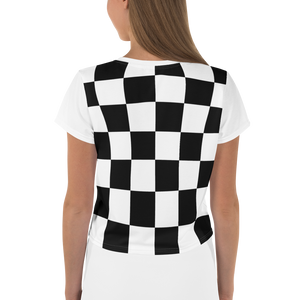#c9a360a0 - Black White - ALTINO Crop Tees - Summer Never Ends Collection