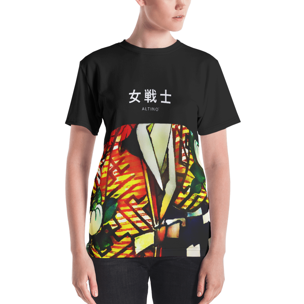 Black - #41720700 - ALTINO Senshi Crew Neck T - Shirt - Senshi Girl Collection - Stop Plastic Packaging - #PlasticCops - Apparel - Accessories - Clothing For Girls - Women Tops
