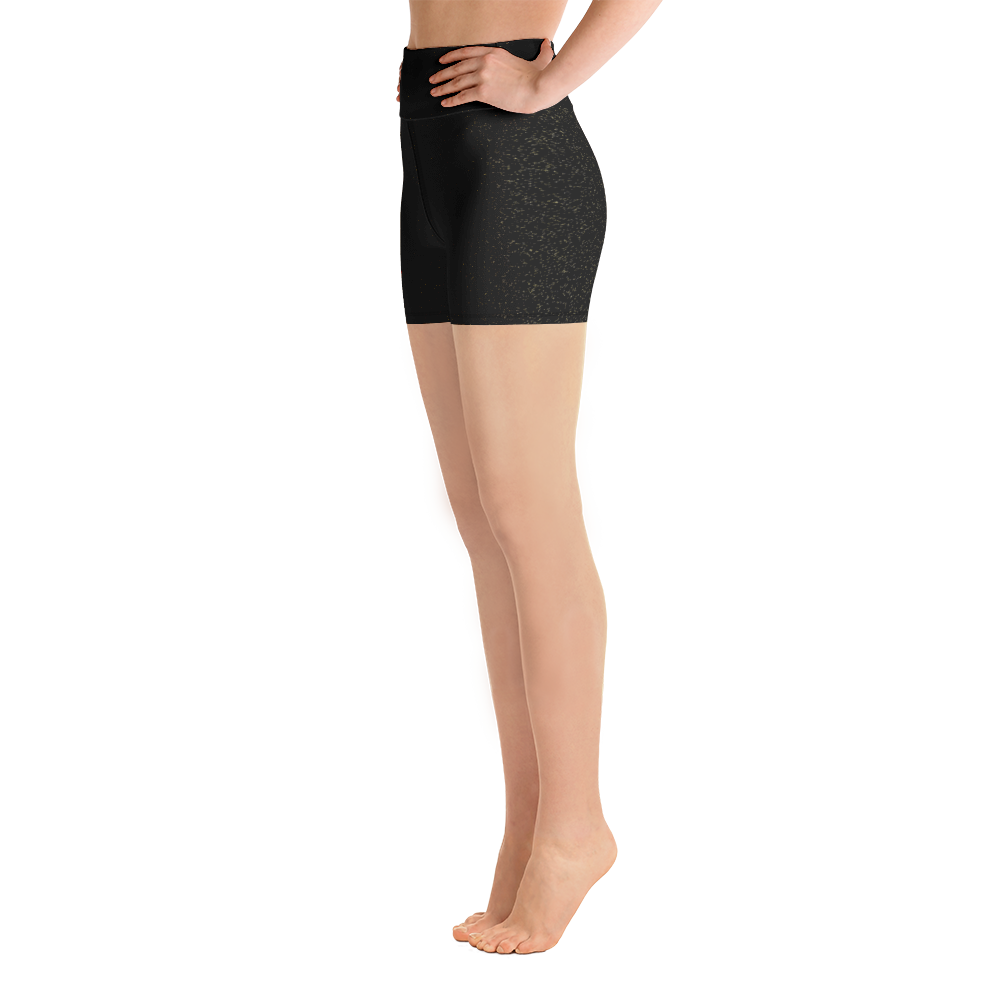 #cf935f80 - Black Magic Super Gold - ALTINO Yoga Shorts - Gritty Girl Collection