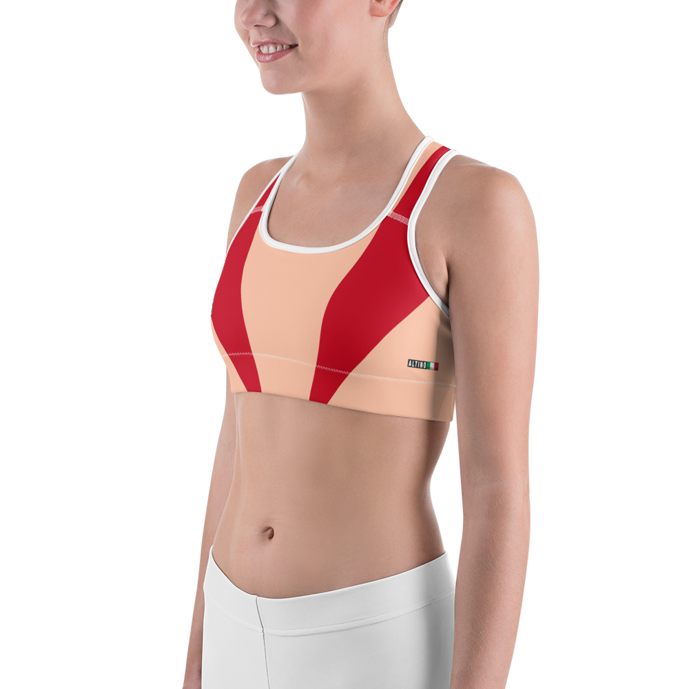 #8e1373b0 - Cherry Peach - ALTINO Sports Bra - Summer Never Ends Collection