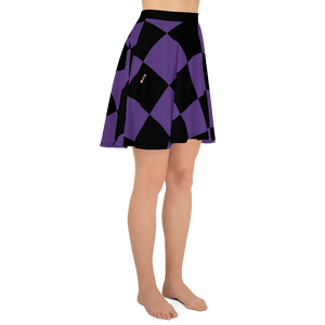 #e5a74080 - Grape Black - ALTINO Skater Skirt - Summer Never Ends Collection
