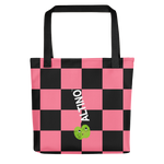 #ba0407a0 - Strawberry Black - ALTINO Tote Bag - Summer Never Ends Collection