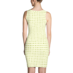 #232ae700 - Lime Honeydew Swirl - ALTINO Fitted Dress - Gelato Collection