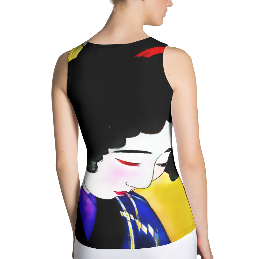 #36a3df80 - ALTINO Senshi Fitted Tank Top - Senshi Girl Collection
