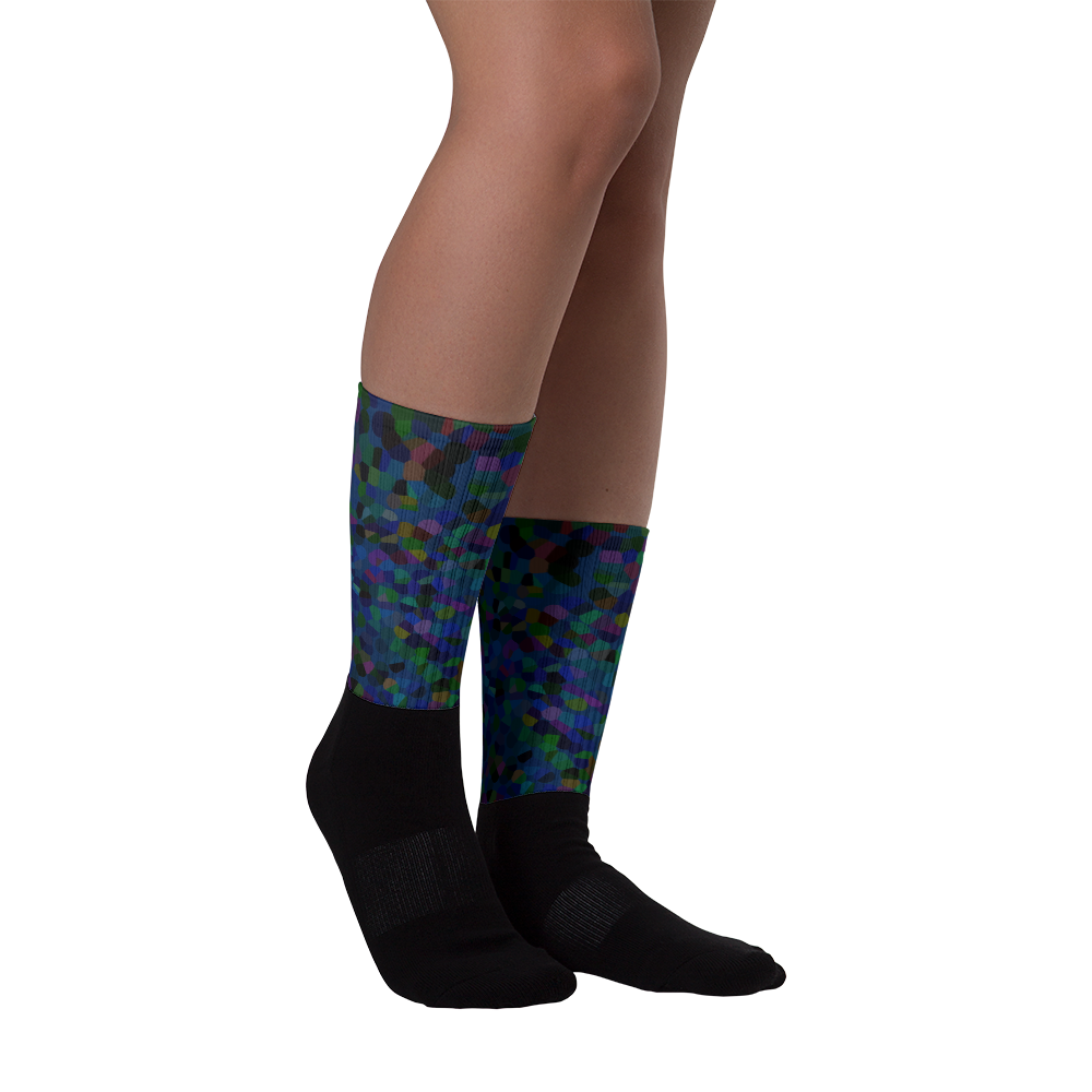 #0196c480 - Oceanic Ryukyu Trench - ALTINO Designer Socks - Earth Collection