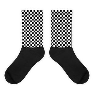 #ed988f80 - Black White - ALTINO Designer Socks - Summer Never Ends Collection