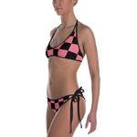 Crimson - #77cdc900 - Strawberry Black - ALTINO Reversible Bikini - Summer Never Ends Collection - Stop Plastic Packaging - #PlasticCops - Apparel - Accessories - Clothing For Girls - Women Swimwear