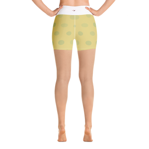 #30cc5190 - Pineapple Honeydew Stracciatella - ALTINO Yummy Yoga Shorts