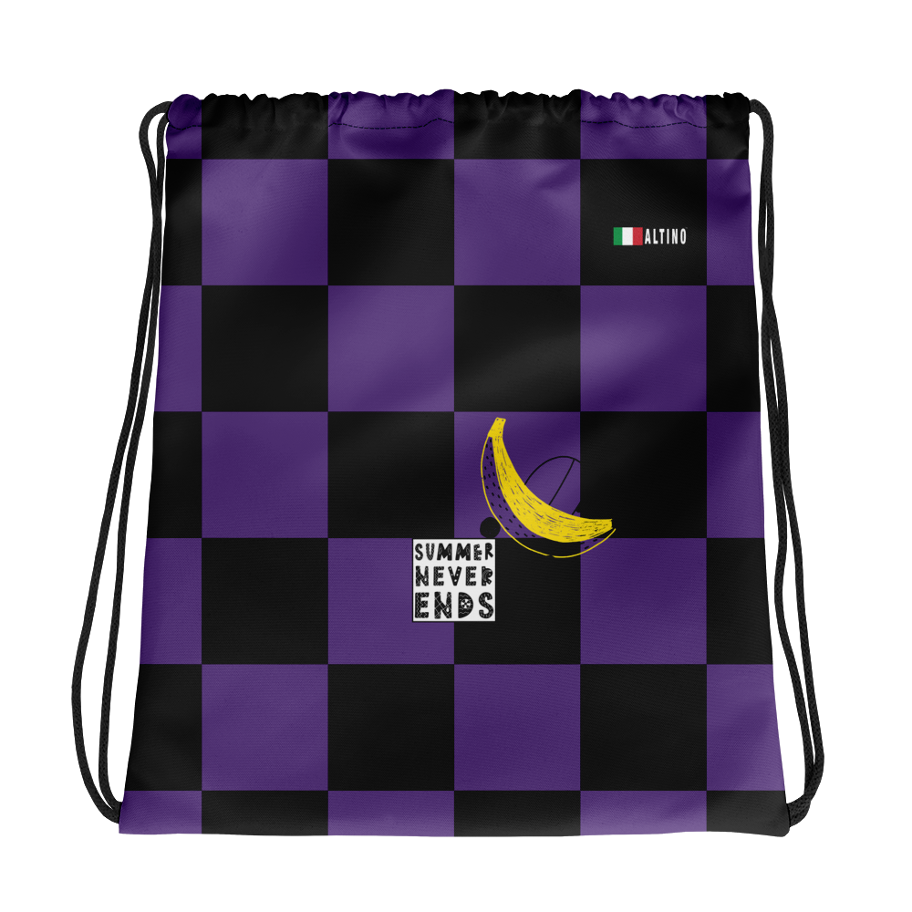 Violet - #b6b8b8a0 - Grape Black - ALTINO Draw String Bag - Summer Never Ends Collection - Sports - Stop Plastic Packaging - #PlasticCops - Apparel - Accessories - Clothing For Girls - Women Handbags