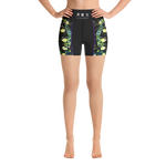 Black - #c3f135a0 - ALTINO Senshi Yoga Shorts - Senshi Girl Collection - Stop Plastic Packaging - #PlasticCops - Apparel - Accessories - Clothing For Girls - Women Pants