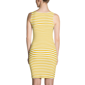 #829eb700 - Vanilla Bean Mango Stracciatella - ALTINO Fitted Dress - Gelato Collection