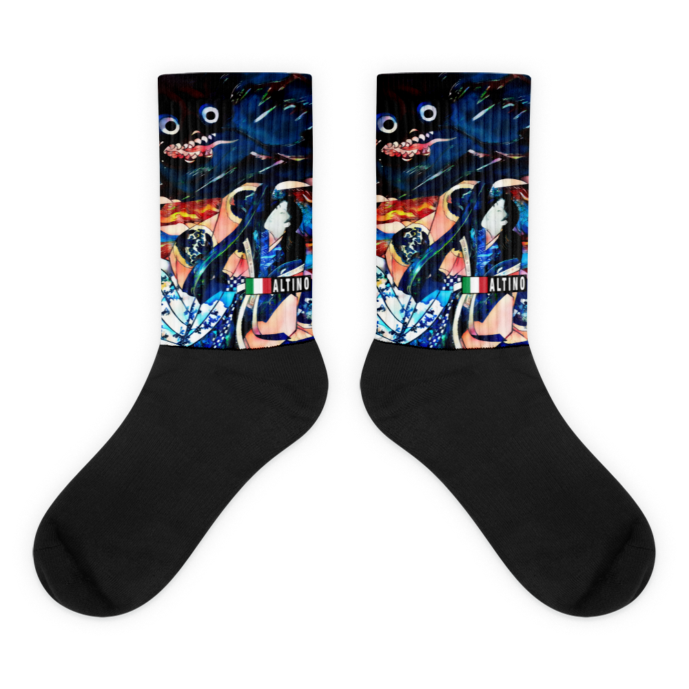 #80d50680 - ALTINO Senshi Designer Socks - Senshi Girl Collection