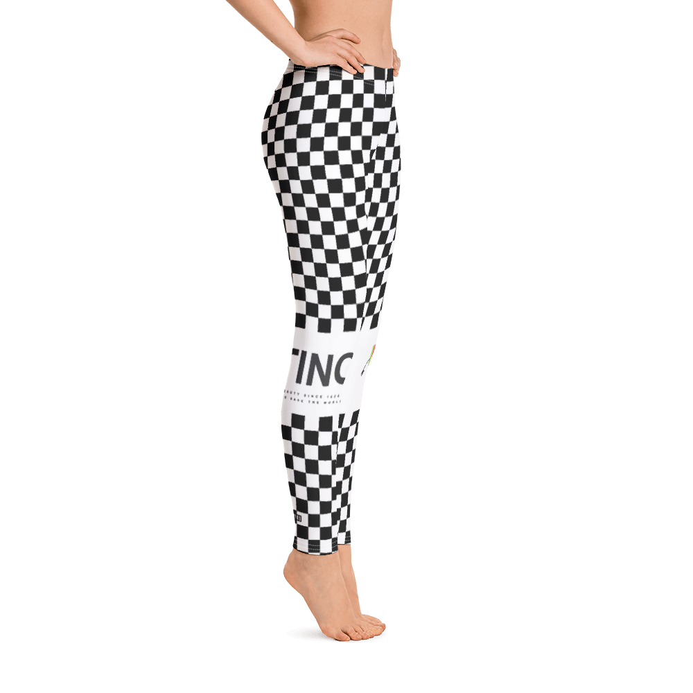 #f1ed62a0 - Black White - ALTINO Leggings - Summer Never Ends Collection