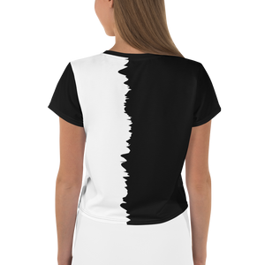 #f2e07380 - ALTINO Crop Tees - Blanc Collection