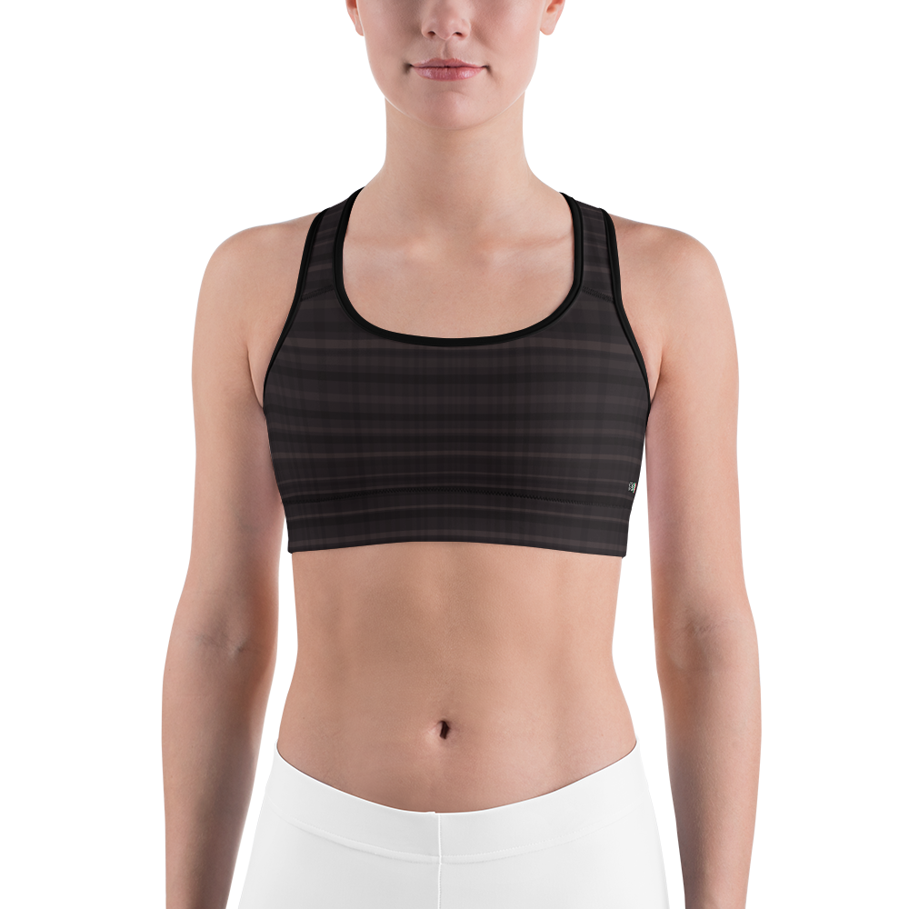 Black - #17981f80 - Black Chocolate All Flavors Rumble - ALTINO Sports Bra - Gelato Collection - Stop Plastic Packaging - #PlasticCops - Apparel - Accessories - Clothing For Girls -