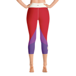 #6d7111d0 - Cherry Grape - ALTINO Yoga Capri - Team GIRL Player